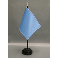 U.N. Blue Nylon Standard Color Flag Fabric